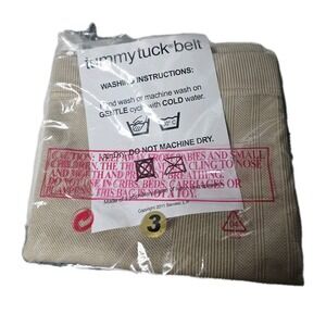 Tummy Tuck Women's Waist Slimming Trimming Garment Belt Nude Size 3